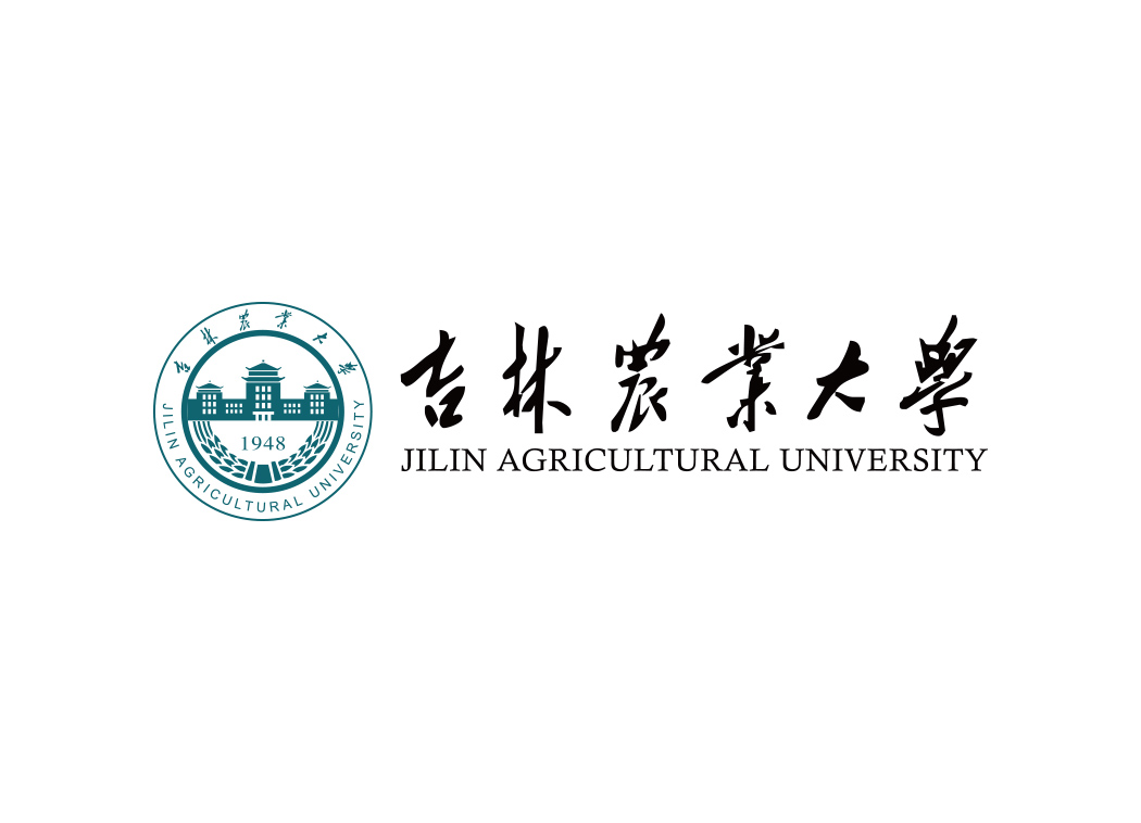 吉林农业大学校徽标志矢量图